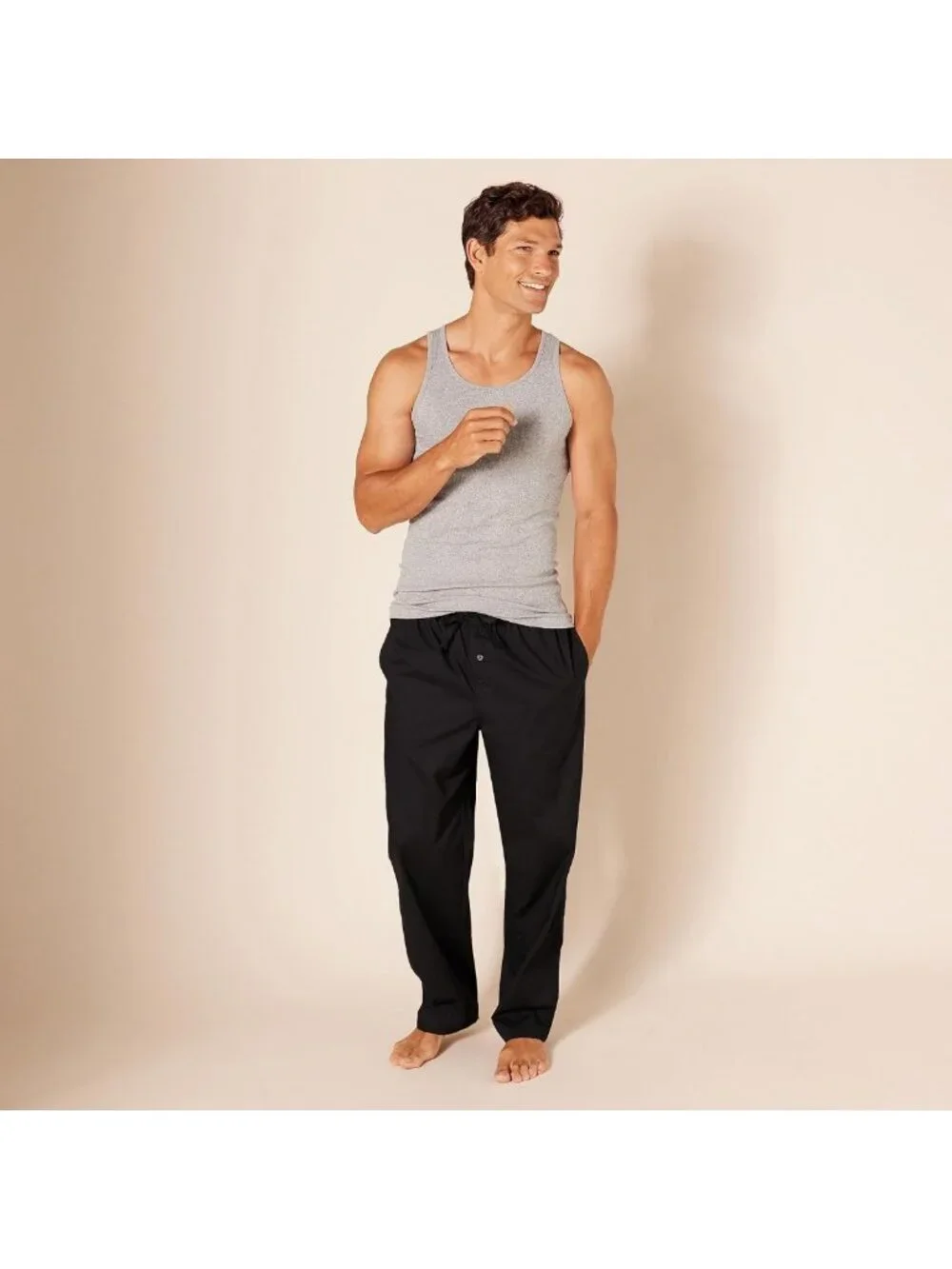 Lightweight Breathable Cotton Slim Fit Tank Undershirts - 6 Pack for Men